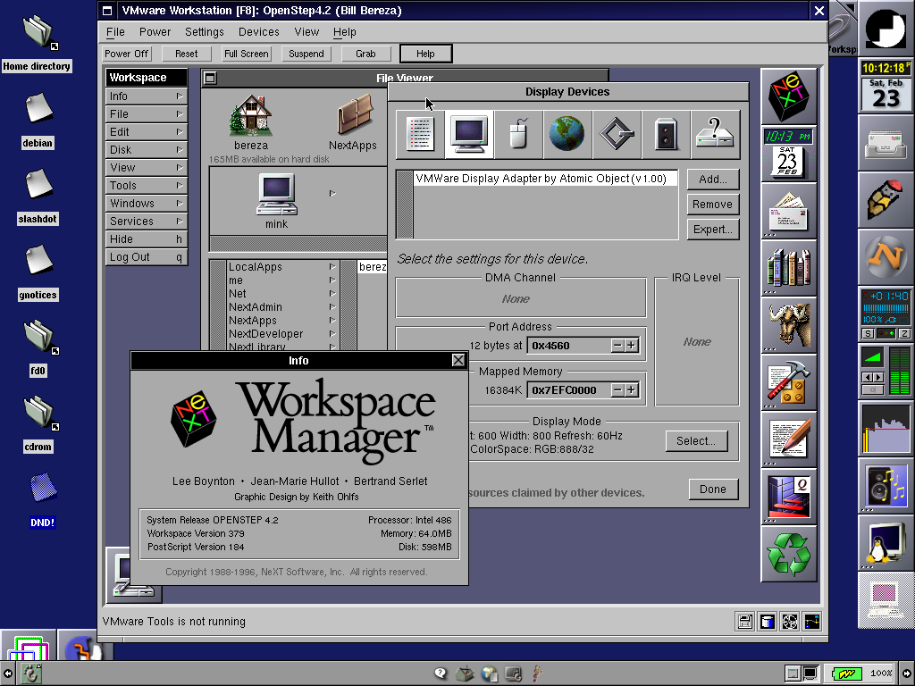 Openstep 4.2 vmware